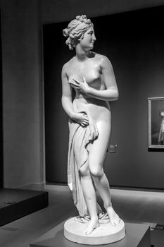 MILAN, ITALY - June 2020: Venere (Venus), 1817-1820, masterpiece of the sculptor Antonio Canova