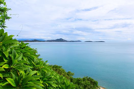 view of the lookout points on the island of Koh Samui
