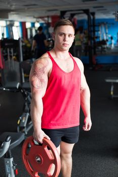 portrait of a man in the gym