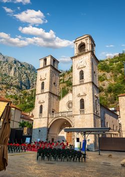 Church of Saint Tryphon in the old town of Kotor. Montenegro