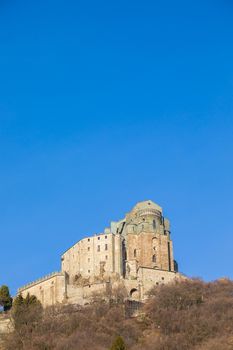 St Michael Abbey - Sacra di San Michele - Italy. Monastic mediaeval building.