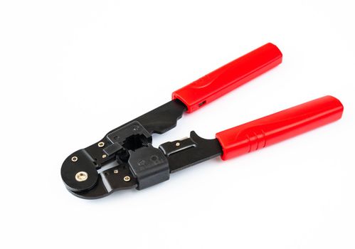 Crimping pliers for connectors, internet cables and wires