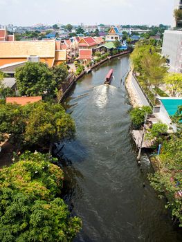 Long Tail Boat in Bangkok Canal