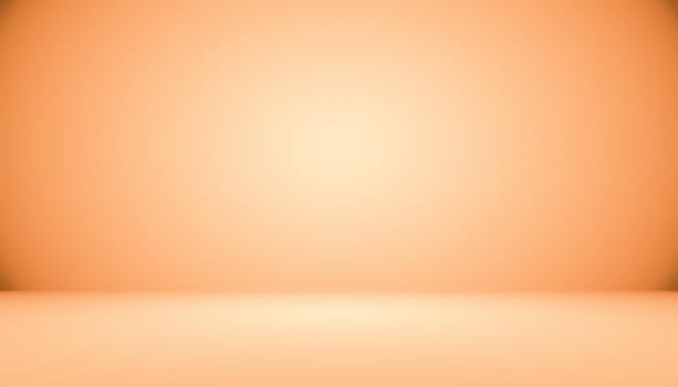 Abstract Smooth Orange background layout design,studio,room, web template ,Business report with smooth circle gradient color.