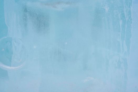 ice background, blue frozen texture