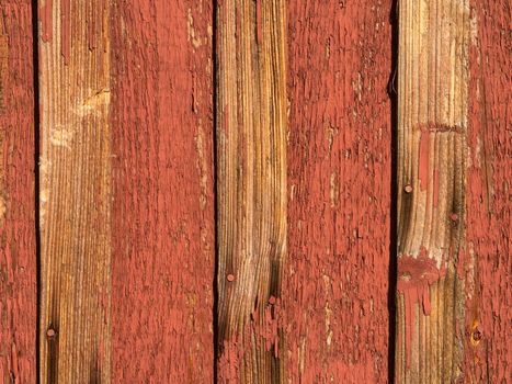 textured old cracked wood, red vintage background