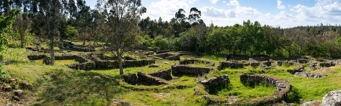 The Castro de Romariz is a fortified settlement dating from the 5th century BC, with occupancy levels up to the first century AD. Romariz - Santa Maria da Feira, Portugal.