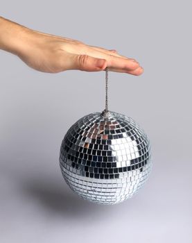 Violet mirror ball