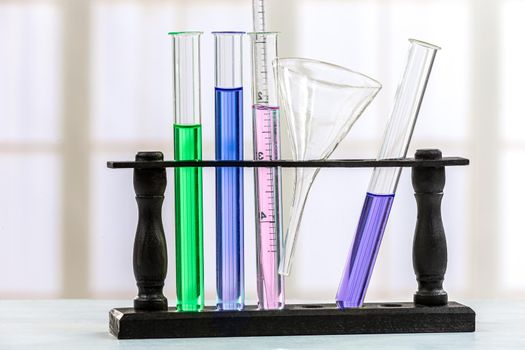 laboratory - Conceptual image medical research test tubes
