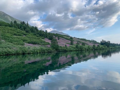 Reflected Clouds under an Alaskan Sky