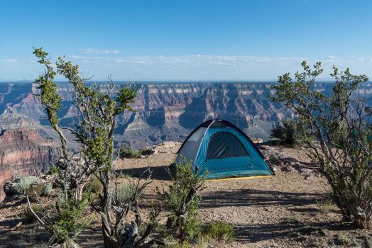 Tent camping the North Rim