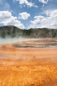 Amazing Yellowstone Color in Orange