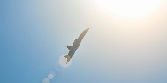 New Russian five generation fighter SU 57 (T-50) shows aerial maneuver battle at Moscow International Aviation and Space Salon MAKS 2019. RUSSIA, AUGUST 28, 2019.