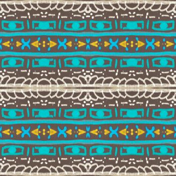 Maya seamless pattern. Mexico fabric design. Art aztec illustration. Grunge tribal indian print. Traditional african texture. Geometric ethnic ornament. Maya seamless background.