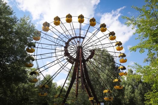 Ferris Wheel, Pripyat Town in Chernobyl Exclusion Zone, Chernobyl, Ukraine