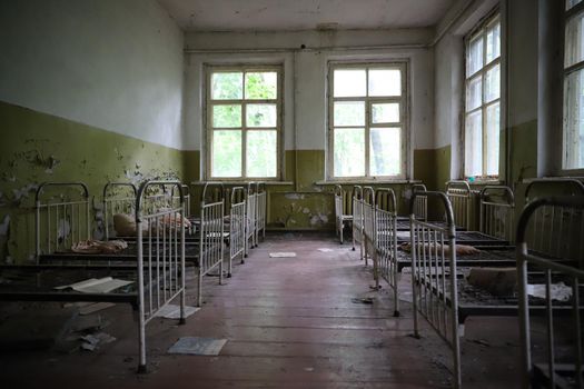 Kindergarten in Chernobyl Exclusion Zone, Chernobyl, Ukraine