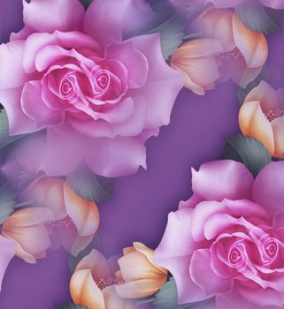 Trendy flowers backgrounds. illustration for wrappers, wallpapers, postcards