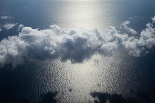 Beautiful clouds over the Atlantic ocean, Canary Islands, Spain