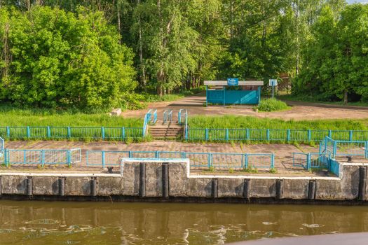 deck water travel, holiday tourism water boat, sport sitting. Cruise cabin, hip tourists seascape cruise liner lifeboat lower deck drone old pier on the river