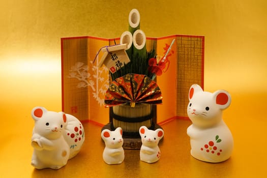 Money year calendar material (New Years card and New Year material). Shooting Location: Yokohama-city kanagawa prefecture