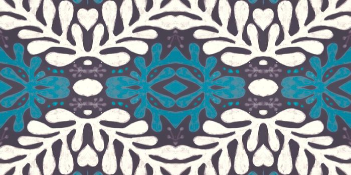Watercolor italian pattern. Moroccan geometric fabric. Abstract azulejo texture. Seamless majolica design. Retro portugal background. Italy tile watercolor. Italian ceramics.