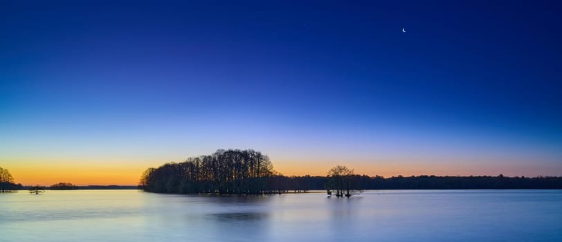 Dusk at Lake Talquin State Park near Tallahassee, FL.