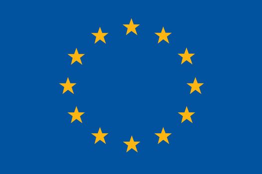 Flag of the European Union background illustration large file