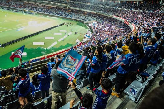 Soccer match image. Shooting Location: Yokohama-city kanagawa prefecture