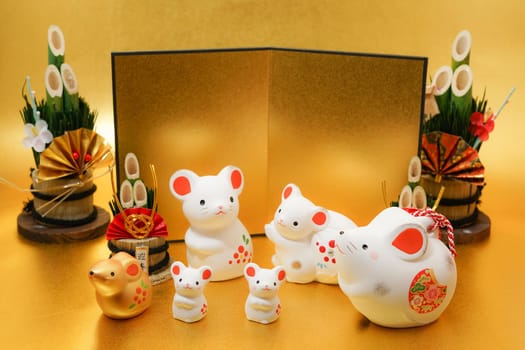 Money year calendar material (New Years card and New Year material). Shooting Location: Yokohama-city kanagawa prefecture