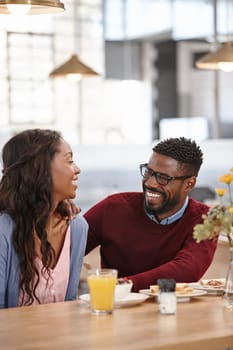 Cropped shot of a young couple enjoying each others company.