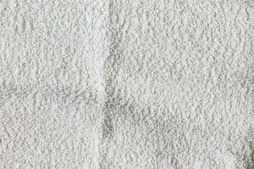 Towel texture and pattern background, high angle view