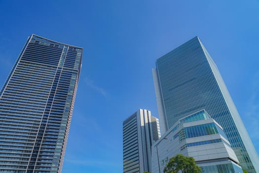 Yokohama Minato Mirai City of early summer. Shooting Location: Yokohama-city kanagawa prefecture