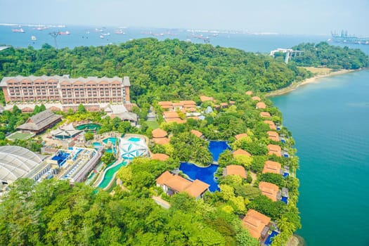 Singapore Sentosa Island Landscape (Resort). Shooting Location: Singapore
