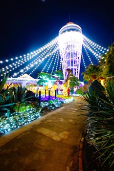 Winter Lumination (Enoshima Sea Candle). Shooting Location: Kamakura City, Kanagawa Prefecture