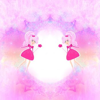 beautiful Fairy - Cute happy birthday card