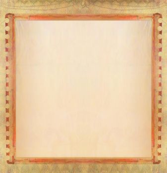 Grunge papers design in scrapbooking style with blank frame place