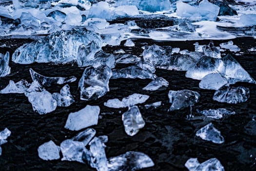 Glacier of Yorkles Aur Roon Glacier Lake (Iceland). Shooting Location: Iceland