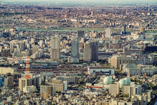 Arakawa and the city of Tokyo. Shooting Location: Sumida Ward, Tokyo