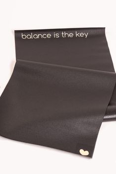 Yoga Mat with White Background