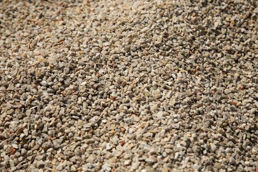 Mountain of volcanic gravel for sale for landscaping