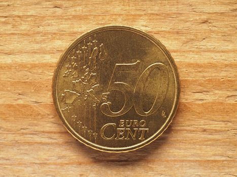 fifty cent coin common side, currency of the European Union