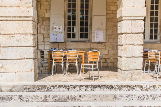 Bar restaurant at the Corderie Royale in Rochefort in France