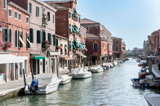 View of one of the canals in Murano