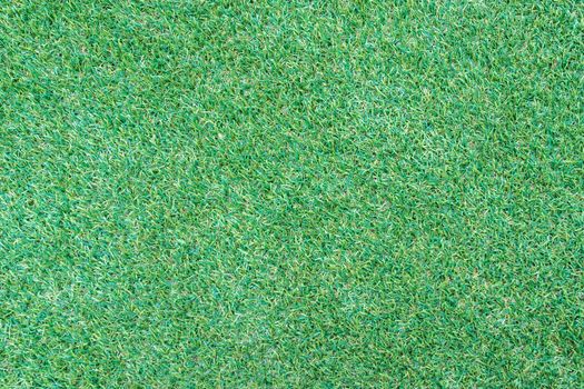 Panorama of New Green Artificial Turf Flooring texture and background seamless.