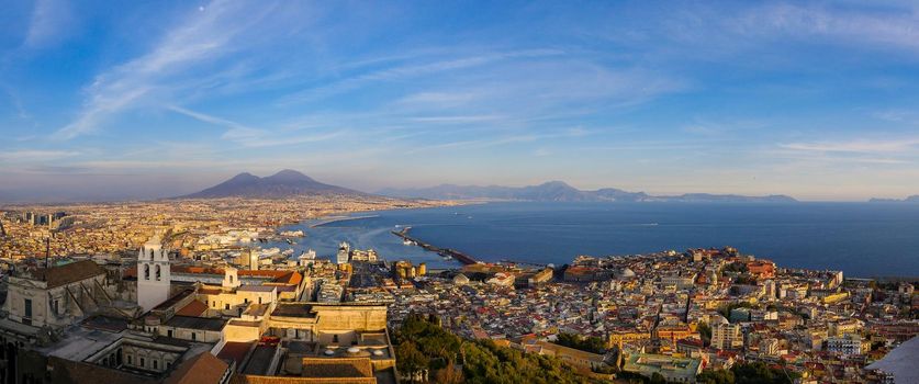 Italy, Campania, Naples, historical centre classified as World Heritage by UNESCO, general view of the city, High quality photo