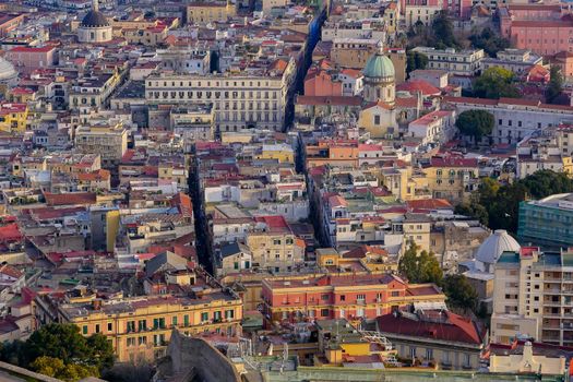 Italy, Campania, Naples, historical centre classified as World Heritage by UNESCO, general view of the city, High quality photo