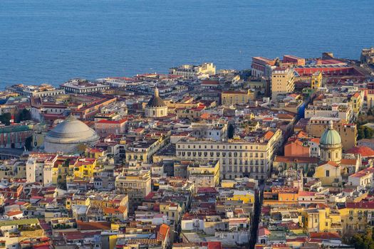 Italy, Campania, Naples, historical centre classified as World Heritage by UNESCO, general view of the city, High quality photo