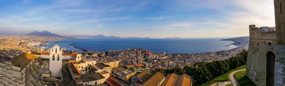 Italy, Campania, Naples, historical centre classified as World Heritage by UNESCO, general view of the city, High quality photo