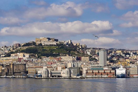 Daylight view of beautiful Procida in sunny summer day, Procida Island, Italy, High quality photo