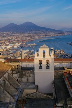 Italy, Campania, Naples, historical centre classified as World Heritage by UNESCO, general view of the city, High quality photo